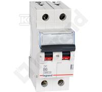 Disjoncteur S 302 2P B 6A 6000A TX3 403383