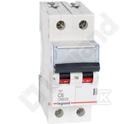 Disjoncteur S 302 2P C 6A 6000A TX3 403524