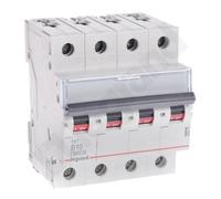 Interrupteur surintensité 4P B 10A 6kA AC S304 S300 TX3 403415