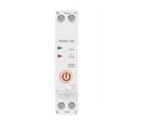 Disjoncteur sans mesure TXCB2-TW, compteur de puissance KWh 1P 63A, minuterie de commutation, protection de tension et de courant(63A)