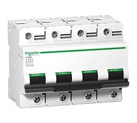 disjoncteur schneider - c120n - 4 pôles - 125 ampères - courbe c - schneider electric a9n18377