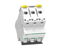 disjoncteur schneider - ic60n - 3 pôles - 40 ampères - courbe c - schneider electric a9f77340