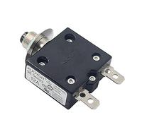Disjoncteur série 98 12A réinitialisation manuelle interrupteur de protection contre les surcharges thermiques 3A-50A broche droite broche à vis Mini disjoncteur (Color : 12a, Size : With waterproof