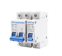 Disjoncteur série DZ47-60, interrupteur pneumatique, compteur électrique 1P/2P/3P/4P, 1A, 2A, 3A, 4A, 6A, 10A, 16A, 20A, 25A, 32A, 40A, 50A, 60A, 80A, 100A, 125A(6 Years,4P)
