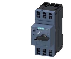 Disjoncteur Siemens 3RV2411-1EA20 Plage de réglage (courant): 4 A (max) Tension de contact (max.): 690 V/AC (l x H x P) 45 x 106