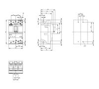 Disjoncteur Siemens 3VA2140-5HL32-0AA0 Plage de réglage (courant): 16 - 40 A Tension de contact (max