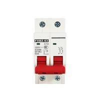 Disjoncteur solaire 2P DC 1000 V 6 A, 10 A, 20 A, 25 A, 32 A, 40 A, 50 A, 63 A DC 1000 V, disjoncteur de batterie sur rail DIN for système photovoltaïque(6A)