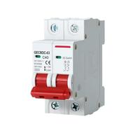 Disjoncteur Solaire 2P DC 1000V MCB Avec Protection Contre Les Surcharges, 6A, 10A, 16A, 20A, 25A, 32A, 40A, 50A, 63A, Pour Applications Photovoltaïques (PV).(40A)