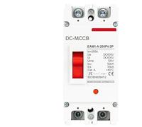 Disjoncteur Solaire À Boîtier Moulé 2P DC 500 V DC MCCB, Protection Contre Les Surcharges, For Installation Photovoltaïque Solaire PV 100 A 125 A(125A)