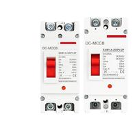 Disjoncteur solaire à boîtier moulé 2P DC 600 V MCCB, protection contre les surcharges, interrupteur de protection for panneaux solaires photovoltaïques PV 100 A, 125 A, 200 A, 250 A(250A)