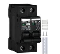 Disjoncteur Solaire DC 1000 V, Protection Contre Les Surcharges, Interrupteur De Déconnexion, 100 A, 120 A, 20 A, 25 A, 30 A, 40 A, 50 A, 60 A(10A)