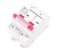 Disjoncteur solaire Miniature 2P DC 600V, interrupteur de batterie 125A 100A DC MCB for système photovoltaïque(80A)