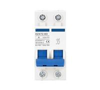 Disjoncteur solaire photovoltaïque DC 2P-DC500V, interrupteur PV 16A 32A 40A 50A 63A, interrupteur à air 100A 125A(10A)