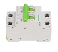 Disjoncteur solaire PV, Isolateur miniature CC fiable à déclenchement rapide 550 V sans danger for les systèmes d'alimentation marine Interrupteur automatique (Color : 63A)