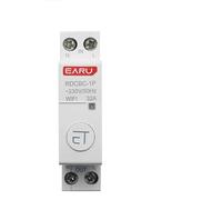 Disjoncteur sur Rail 1P + N, minuterie, relais, télécommande par Home Compatiabl(50A)