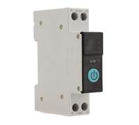 Disjoncteur sur Rail DIN, Interrupteur Connecté Commutateur Wi-Fi Intelligent Télécommande pour Téléphone Portable sans Fil 3 Modes de Synchronisation Commutateur (10A)