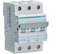 Disjoncteur surintensité MCN363E C 63A 3P 3M 6KA