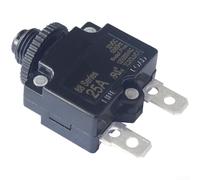 Disjoncteur Thermique Série 88 5A-30A Interrupteur à Réinitialisation Manuelle Protecteur de Surcharge pour Auto et Bateau (25A)