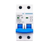 Disjoncteur TOB1Z-63 2P DC MCB 6KA 500V 3A 6A 10A 16A 20A 25A 32A 40A 50A 63A 1 pièce(63A)