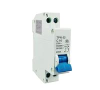 Disjoncteur Tpn 1p + n Mini Disjoncteur MCB 10A, 16A, 20A, 25A, 32A Interrupteur automatique (Size : TPN 6A)