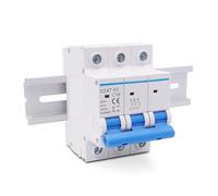 Disjoncteur triphasé sur Rail Din DZ47-63 3P 16-63A, Protection du moteur 380V, interrupteur électrique robuste, 1 pièces(50A)