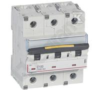 Disjoncteur tripolaire DX3 16 kA 100 A 409281