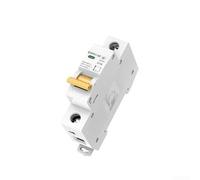 Disjoncteur unipolaire 16 A avec indicateur d'état, unité de montage | Boîtier ignifuge, indicateur d'état intégré, double protection de circuit, installation facile sans outil
