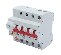 Disjoncteur WiFi 4 Pôles Disjoncteur à Télécommande Disjoncteur à Coque Ignifuge avec Verrouillage de Sécurité AC400V((63A))