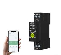 Disjoncteur WiFi, compteur bidirectionnel avec interrupteur refermable, avec protection contre les fuites et paramètres de surintensité réglables