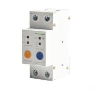 Disjoncteur WiFi intelligent 2P 63 A DIN Rail - Télécommande via l'application eWeLink - Protection contre les fuites de 30 mA - Compatible avec commande vocale pour domotique - Gris