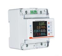 Disjoncteur WiFi intelligent 4P 100 A AC 240 V avec écran couleur, télécommande d'application Tuya, mesure bidirectionnelle et protection contre les fuites pour systèmes d'énergie solaire domestique