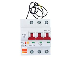 Disjoncteur WiFi Intelligent, Interférences Non électromagnétiques Améliore la stabilité Disjoncteur WiFi Intelligent 3P Sûr pour Usage Industriel (220V)