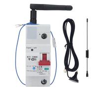 Disjoncteur WiFi intelligent miniature 1P Air Switch DC 10V - 100V 63A avec capacité de coupure 6000A Télécommande mobile et intégration de haut-parleur vocal Montage sur rail 35 (80A)