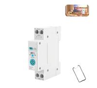 Disjoncteur WiFi Smart Life 1P+N 63A Protection contre les surintensités et les sous-tensions Mesure de puissance Télécommande sans fil for la maison