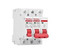 Disjoncteurs AC 2P 3P 4 pôles 6A/10A/16A/20A/32A/40A/50A/63A/100A/125A, lot de 5, protection l'alimentation électrique domestique, interrupteur principal(25 V,3P)