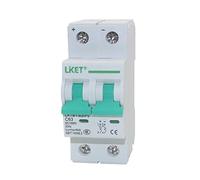 Disjoncteurs ELectriques 1 PCS 2 Pole 3 2A 50A 63A DC1000V MCB DC Disjoncteur Énergie Solaire Photovoltaïque (PV) Interrupteur À Courant Continu(50A)
