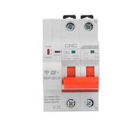 Disjoncteurs ELectriques 2p Smart Circuit Disjoncteur WiFi Protection Contre Les Courts-circuits Chronométrés Switch Commutateur Télécommande(100A)