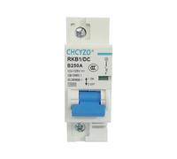 Disjoncteurs ELectriques Disjoncteur De Batterie Cellules Solaires, 1P 2P 12V 24V DC, 36V 48V 60V 72V 96V 120V, 80A 100A 125A 150A 200A 250A(150A)