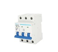 Disjoncteurs ELectriques Disjoncteur Miniature AC DZ47-63 6KA 3P DIN Rail, Interrupteur D'air, Protection Contre Les Surcharges, Maison MCB Avec Indication, 1 Pièce(20A)