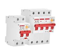 Disjoncteurs miniatures, Mini disjoncteur différentiel 30 mA AC 230 V/380 V 2/3 phases 2P/4P 10 A-80 A(20a,2P 220V-230V)