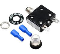 Disjoncteurs thermiques, Bouton-poussoir de réarmement du disjoncteur thermique surcharge 5-40 A 250 bornes multicolore(4a)