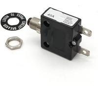 Disjoncteurs thermiques, Disjoncteur à réarmement manuel série 98 qrwqrfw, protecteur de surcharge thermique, montage sur rail 3A-40A(16a,No cap)