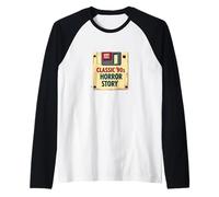 Disk Full Classic Horror Story des années 90 Manche Raglan