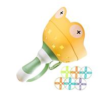 Disk - PP, 5,51 x 9,06 Pouces Flying Disk Frog Theme | Jeu de Disque de vol Manuel pour l'extérieur, Jouet d'activité pour pour pelouse, Parc, arrière-Cour, Plaisir Familial