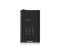 diskAshur PRO³ - Disque dur - chiffré - 4 To - externe (portable) - USB 3.2 Gen 1 (USB-C connecteur) - 256-bit AES-XTS, FIPS 197 PUB, 256-bit