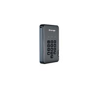 iStorage diskAshur PRO² - SSD - chiffré - 8 To - externe (portable) - USB 3.1 - FIPS 197, SHA 256 bits, 256-bit AES-XTS - graphite - Conformité TAA Gris