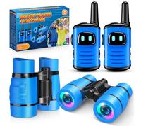 Dislocati Talkie Walkie et Jumelles Enfants, Jeux Exterieur Enfant 3-9 Ans Jouet Garcons Filles Cadeau Noel Anniversaire Garcon Fille Takie-walkie
