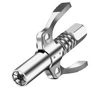 Disnace Embout Pompe à Graisse, Coupleur G de Graisseurs Double Poignée Original Raccord de Pistolet à Graisse Universal, 10000 PSI, pour Tous Les Pistolets Graisseurs 1/8" NPT M6/M8/M10/M12/M14