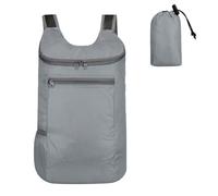 Disnace Sac à Dos Pliable Ultra Léger, Sac à Dos de Voyage Étanche, Petit Sac à Dos de Randonnée Homme Femme Sac à Dos Trekking Voyage Backpack Packable Daypack Travel pour Randonnée, Cyclisme (Gris)