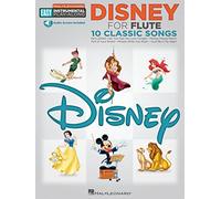 Disney - 10 Classic Songs. Solo pour Flûte Traversière. Comprend Enregistrement(s) en ligne